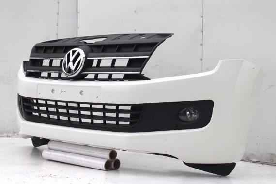 VW AMAROK PRZÓD maska błotniki zderzak pas przedni lampy wzmocnienie błotnik lampa 2H LA7W - srebrny refleks metalik