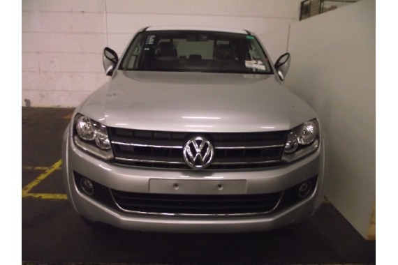 VW AMAROK PRZÓD maska błotniki zderzak pas przedni lampy wzmocnienie błotnik lampa 2H LA7W - srebrny refleks metalik