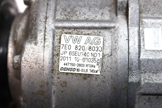 VW AMAROK T5 T6 POMPA SPRĘŻARKA KLIMY 7E0820803J 7E0 820 803 J klimatyzaci agregat 2H 7E 7H DENSO kompresor