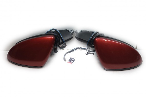 VW SPORTSVAN LUSTERKA DRZWI ASYSTENT PASA L+P 6+2 10+2 2 sztuki side assist lusterko 8pin 12pin 6K 	LA3X 	Sunset red Czerwony