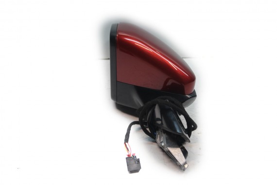 VW SPORTSVAN LUSTERKO DRZWI LEWE 6 pin zewnętrzne pinów kabli przewodów 6 pin LA3X 	Sunset red Czerwony