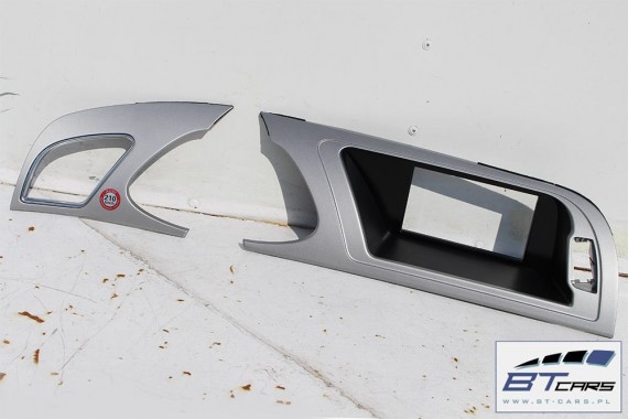 AUDI A4 RAMKA KONSOLI ZEGARA NAVI 8K1857186G 8K0 wykończenie 8K1 857 186 G 8K1820901 8K1 820 901 B8