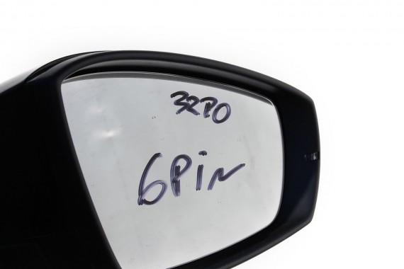 VW POLO LUSTERKO ZEWNĘTRZNE DRZWI PRAWE 6 pin 6R 6C zewnętrzne pinów kabli przewodów 6pin 2T 	LC9X Czarny