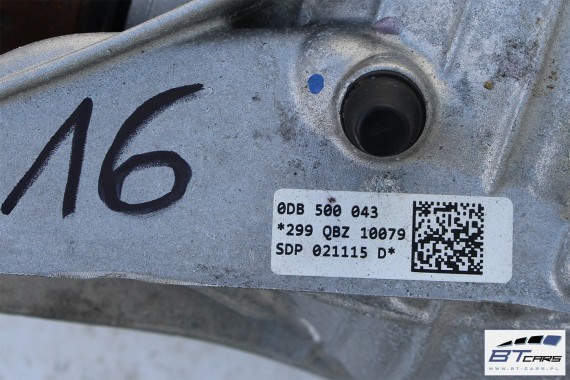 AUDI A4 A5 0DB500043 MOST TYŁ TYLNY DYFERENCJAŁ DYFER oznaczenie QBZ 8W F5 0DB 500 043 0DB500043G 0DB500043 0DB500043G 0DB500043