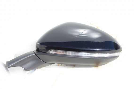 VW GOLF VII 7 LUSTERKO DRZWI LEWE 6 PIN zewnętrzne pinów kabli przewodów 6pin 5G LC9X - głęboka czerń