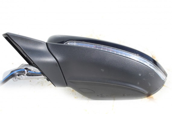 VW GOLF VII 7 LUSTERKO DRZWI LEWE 6 PIN zewnętrzne pinów kabli przewodów 6pin 5G LC9X - głęboka czerń