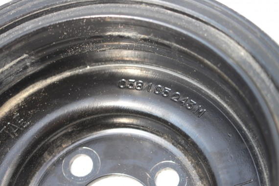 AUDI VW SKODA KOŁO PASOWE 038105243M 038 105 243 M TŁUMIK DRGAN SKRĘTNYCH 038105243M 038105243M 038105243M 038105243M 038105243