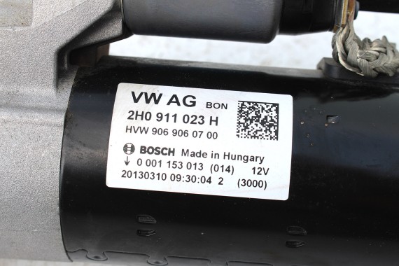 VW AMAROK CRAFTER ROZRUSZNIK 2H0911023H 2H0911023K 2H0 911 023 H 2.2KW 2H Bosch 2H0911023H 2H0911023K 2H0911023H 2H0911023KX