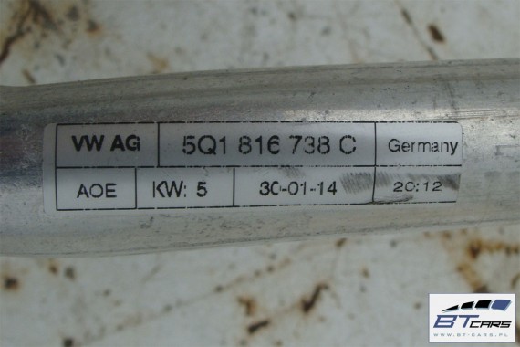 VW GOLF 7 AUDI A3 RURKI PRZEWODY KLIMATYZACJI KLIMY 5Q0816721C 5Q0820741C 5Q1816738C 5Q0820743E przewód USA 5Q0816721M 5Q0816721