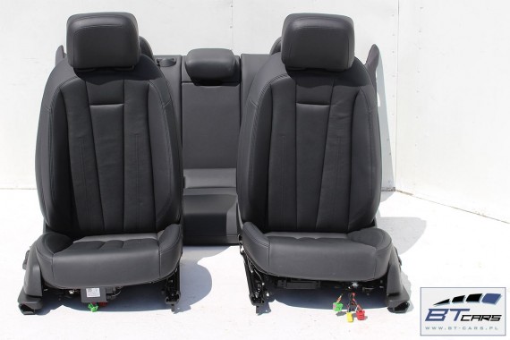AUDI A4 AVANT 8W B9 FOTELE KOMPLET FOTELI siedzeń siedzenia fotel tapicerka 8W9 8W skóra kolor czarny KOMBI ALLROAD USA czarna