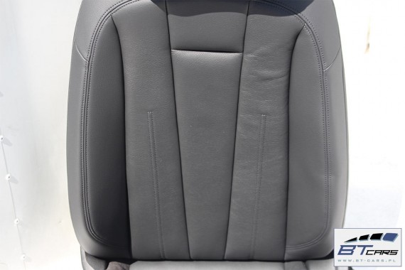 AUDI A4 AVANT 8W B9 FOTELE KOMPLET FOTELI siedzeń siedzenia fotel tapicerka 8W9 8W skóra kolor czarny KOMBI ALLROAD USA czarna