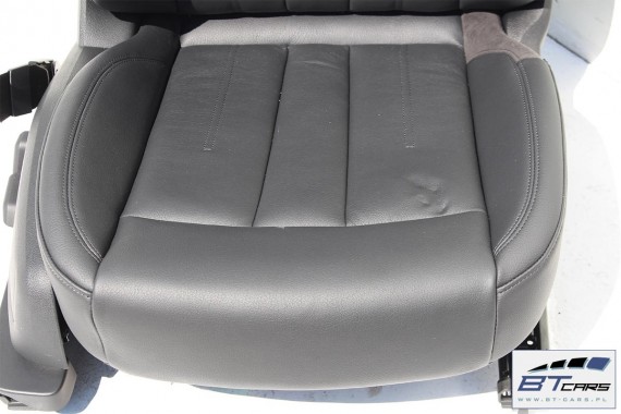 AUDI A4 AVANT 8W B9 FOTELE KOMPLET FOTELI siedzeń siedzenia fotel tapicerka 8W9 8W skóra kolor czarny KOMBI ALLROAD USA czarna