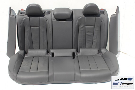 AUDI A4 AVANT 8W B9 FOTELE KOMPLET FOTELI siedzeń siedzenia fotel tapicerka 8W9 8W skóra kolor czarny KOMBI ALLROAD USA czarna