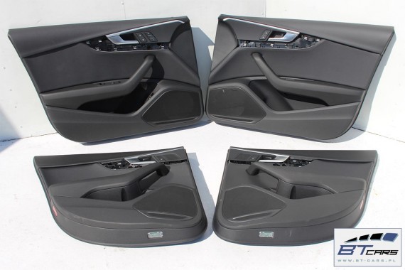 AUDI A4 AVANT 8W B9 FOTELE KOMPLET FOTELI siedzeń siedzenia fotel tapicerka 8W9 8W skóra kolor czarny KOMBI ALLROAD USA czarna