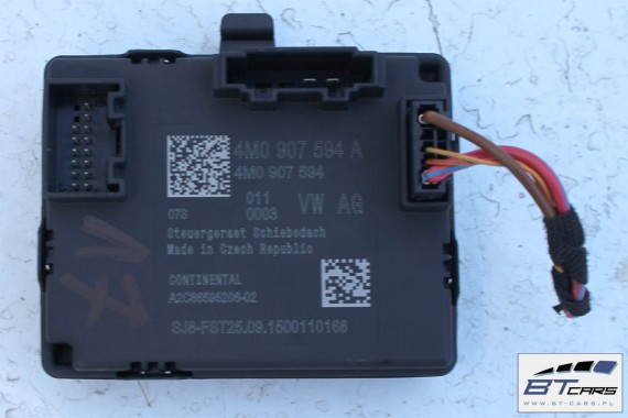 AUDI A4 MODUŁ STEROWNIK SZYBERDACHU 4M0907594A 4M0 907 594 A STEROWNIKI 4K0907594AB VW GOLF 8 4M0907594A 4K0907594AB 4M0907594