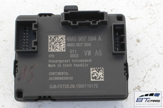 AUDI A4 A5 Q7 STEROWNIK SZYBERDACHU 4M0907594A moduł 4M0 907 594 4M0907594 4M0907594 4K0907594AA 4K0907594AB 4M0907594 4M0907594