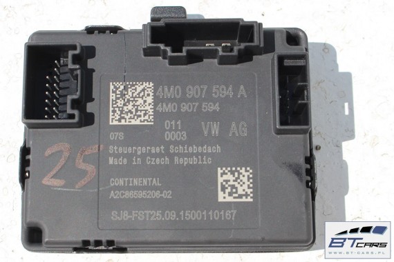 AUDI A4 A5 Q7 STEROWNIK SZYBERDACHU 4M0907594A moduł 4M0 907 594 4M0907594 4M0907594 4K0907594AA 4K0907594AB 4M0907594 4M0907594