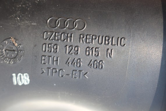 AUDI A6 S6 A7 RURA INTERKULERA 059129615N PRZEWÓD SSĄCY WĄŻ CIŚNIENIOWY 3.0 TDi diesel 059 129 615 N LIFT 059129615N 059129615N