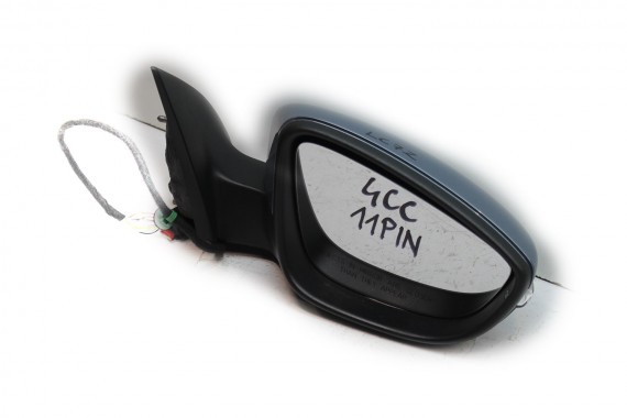 VW PASSAT CC LIFT LUSTERKO DRZWI PRAWE 11 pin zewnętrzne pinów kabli przewodów 11pin składane 3C8 LC7Z błękitny 3C8857502