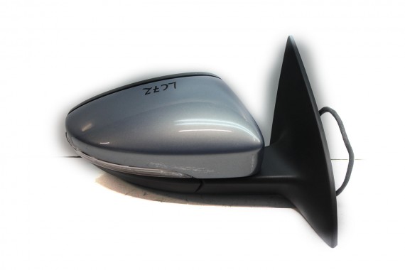VW PASSAT CC LIFT LUSTERKO DRZWI PRAWE 11 pin zewnętrzne pinów kabli przewodów 11pin składane 3C8 LC7Z błękitny 3C8857502