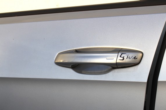 VW GOLF 7 VII DRZWI LB7W LEWE PRZÓD + TYŁ STRONA LEWA przednie + tylne 2 sztuki 5G 5G4 Kolor: srebrny tungsten silver metallic
