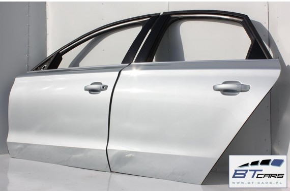 AUDI A8 4H D4 LX7S DRZWI LEWE PRZÓD + TYŁ STRONA LEWA przednie + tylne 2 sztuki D4 4H Y0 Arktissilber metallic 	Srebrny2010-2017