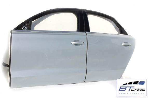 AUDI A8 4H D4 LX7S DRZWI LEWE PRZÓD + TYŁ STRONA LEWA przednie + tylne 2 sztuki D4 4H Y0 Arktissilber metallic 	Srebrny2010-2017