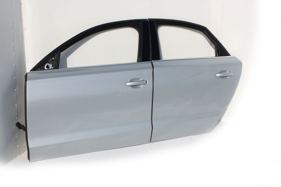 AUDI A8 4H D4 LX7S DRZWI LEWE PRZÓD + TYŁ STRONA LEWA przednie + tylne 2 sztuki D4 4H Y0 Arktissilber metallic 	Srebrny2010-2017