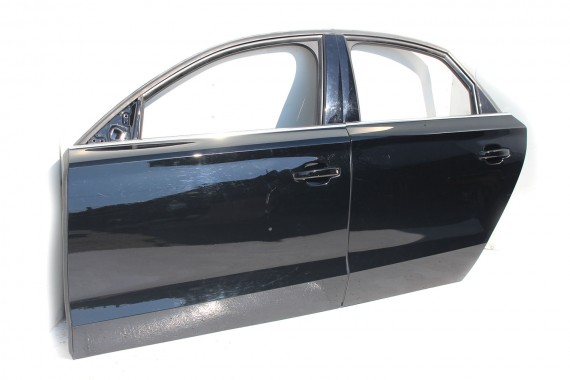 AUDI A8 4H D4 LY9B DRZWI LEWE PRZÓD + TYŁ STRONA LEWA przednie + tylne 2 sztuki D4 4H Kolor: A2A2  czarny brylantowy 2010-2017