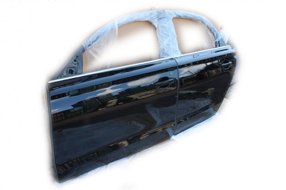 AUDI A8 4H LY9B DRZWI LEWE PRZÓD + TYŁ STRONA LEWA przednie + tylne 2 sztuki D4 4H Kolor: A2A2 czarny brylantowy 2010-2017