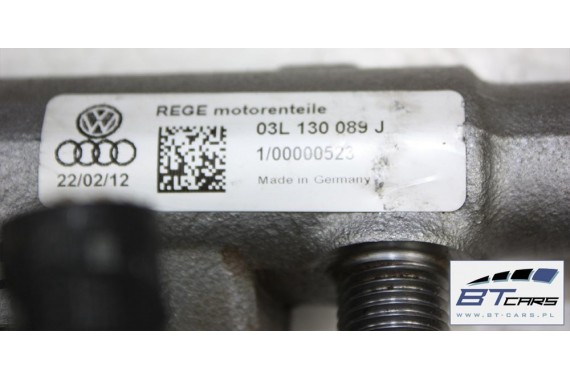 AUDI VW LISTWA WTRYSKOWA 03L130089J 03L 130 089 J 2.0 TDi diesel rozdzielacz paliwa 03L130089J 03L130089N 03L130089J 03L130089N
