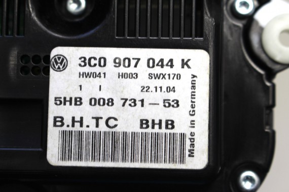 VW PASSAT B6 PANEL KLIMATYZACJI 3C0907044K 3C0907044R 3C0907044AD 3C0907044R moduł KLIMATRONIK sterownik nawiewu klimy 3C0907044