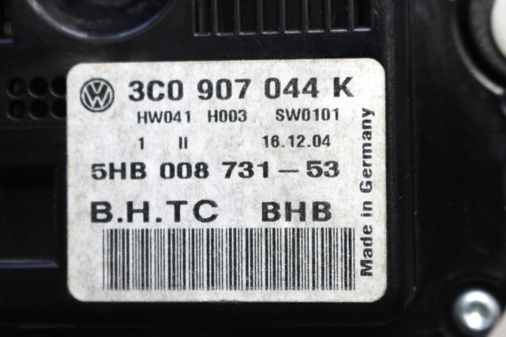 VW PASSAT B6 PANEL KLIMATYZACJI 3C0907044K 3C0907044R 3C0907044AD 3C0907044R moduł KLIMATRONIK sterownik nawiewu klimy 3C0907044