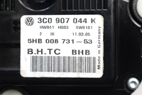 VW PASSAT B6 PANEL KLIMATYZACJI 3C0907044K 3C0907044R 3C0907044AD 3C0907044AJ moduł KLIMATRONIK sterownik nawiewu klimy 3C