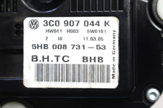 VW PASSAT B6 PANEL KLIMATYZACJI 3C0907044K 3C0907044R 3C0907044AD 3C0907044R moduł KLIMATRONIK sterownik nawiewu klimy 3C0907044