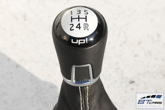 VW POLO GAŁKA ZMIANY BIEGÓW + MIESZEK 6R0711113D XAS - czarny 6R0 711 113 D 6R0711456 6R0711456B 6R skóra 6R0711113D 6R0711113D