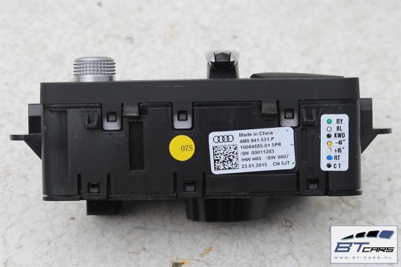 AUDI A4 A5 Q5 Q7 PRZEŁĄCZNIK WŁĄCZNIK ŚWIATEŁ 4M0941531P 4M0941531AB 4M0941531J 4M0941531P 4M0 941 531 P 4M0941531AB 4M0941531J