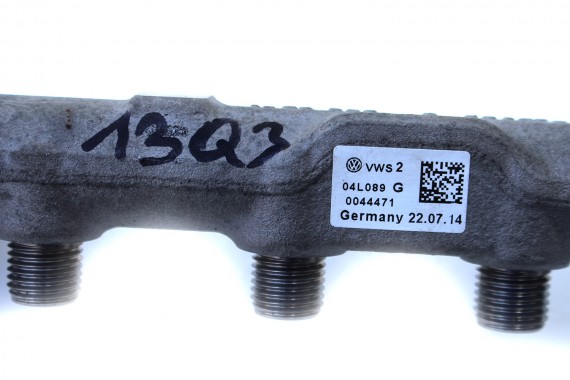 AUDI VW LISTWA WTRYSKOWA 04L130089G 2.0 TDi diesel rozdzielacz paliwa 04L 130 089 G SKODA SEAT 04L130089G 04L130089G 04L130089G
