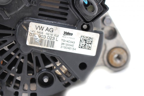 VW AUDI SEAT SKODA ALTERNATOR 140A 03L903023L 03L 903 023 L VALEO 2.0 TDi TG14C043 03L903023LX 03L903023L 03L903023L 03L903023L