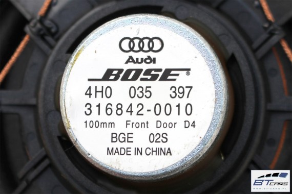 AUDI A8 GŁOŚNIKI + WZMACNIACZ BOSE 4G0035223B 4H0035481A 4H0035297 4H0035411A 4H1035401 4H1035402A 4H0035397 4H0035399 4G0035223