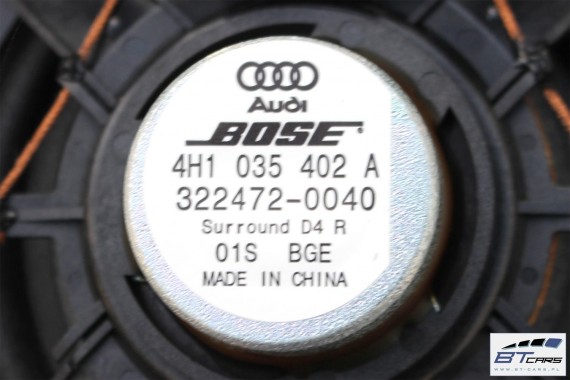 AUDI A8 GŁOŚNIKI + WZMACNIACZ BOSE 4G0035223B 4H0035481A 4H0035297 4H0035411A 4H1035401 4H1035402A 4H0035397 4H0035399 4G0035223