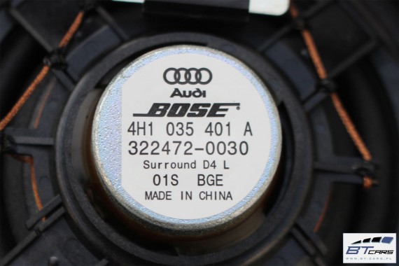 AUDI A8 GŁOŚNIKI + WZMACNIACZ BOSE 4G0035223B 4H0035481A 4H0035297 4H0035411A 4H1035401 4H1035402A 4H0035397 4H0035399 4G0035223