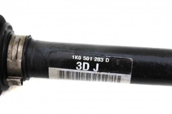 VW AUDI SKODA SEAT PÓŁOŚ TYŁ 1K0501203D 1K0501203F TYLNA LEWA 1K0 501 203 D F NAPĘD NA 4 KOŁA SKRZYNIA AUTOMATYCZNA 1K0501203D