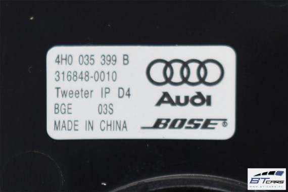 AUDI A8 GŁOŚNIKI + WZMACNIACZ BOSE 4G0035223B 4H0035481A 4H0035297 4H0035411A 4H1035401 4H1035402A 4H0035397 4H0035399 4G0035223