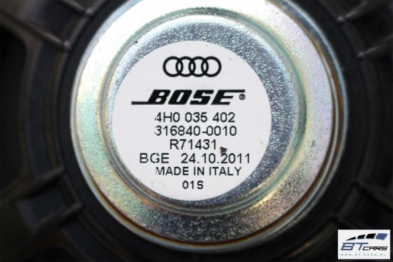 AUDI A8 GŁOŚNIKI + WZMACNIACZ BOSE 4G0035223B 4H0035481A 4H0035297 4H0035411A 4H1035401 4H1035402A 4H0035397 4H0035399 4G0035223