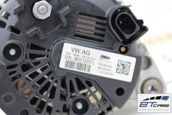 VW AUDI SEAT SKODA ALTERNATOR TDi 03L903023L 03L903023LX 03L 903 023 L 140A 14V diesel 1.6 i 2.0 TDi VALEO TG14C043 03L903023LX