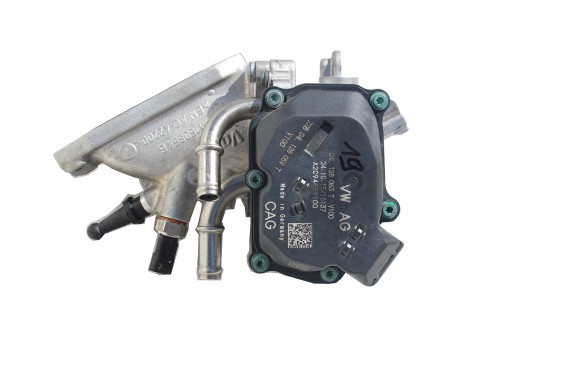 VW AUDI SKODA SEAT KROCIEC 04L128637B 04L128637E PRZYŁĄCZENIOWY nakładka rury ssacej silnik 2.0 TDi diesel 04L 128 637 04L128637