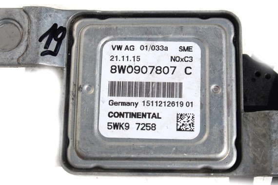 AUDI A4 A5 Q5 CZUJNIK SONDA NOX 8W0907807C 80A907807B 80A907807N 2,0TDi 8W0 907 807 C 80A907807B 80A907807N 80A907807M 80A907807