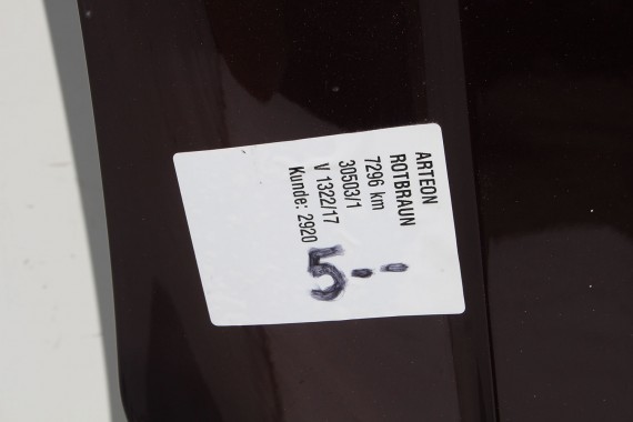 VW ARTEON PRZÓD LD3Y maska błotniki zderzak pas przedni wzmocnienie błotnik lampy Full Led Kolor Crimson red 5P 5P5P  3G8941082