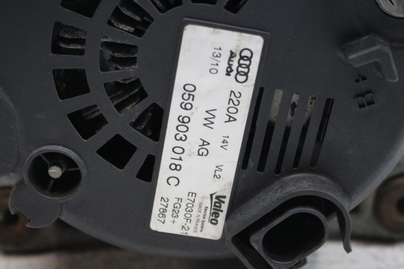 AUDI A6 A7 A8 ALTERNATOR 059903018C 059 903 018 C 4G 4H TDi Valeo E7030F 220A c7 d4 FG23 F 220A c7 d4